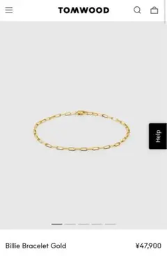 TOMWOOD Billie Bracelet Goldのサムネイル