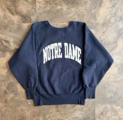 90s Champion リバースウィーブ Notre Dame 両面プリント