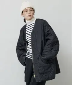 curensogyカレンソロジー　キルティングハーフジャケット　黒36