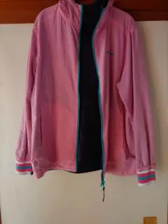 Columbia フード付きリバーシブルチェックジャケット