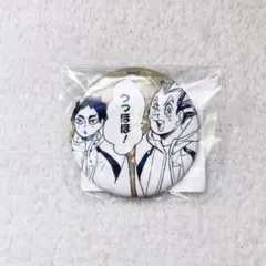 ハイキュー　オールスター缶バッジ　木兎光太郎・赤葦京治