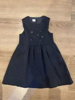 familiar 120cm ネイビー ジャンバースカート