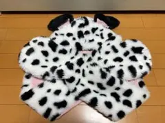 ディズニー 101匹わんちゃん マフラー付きファンキャップ