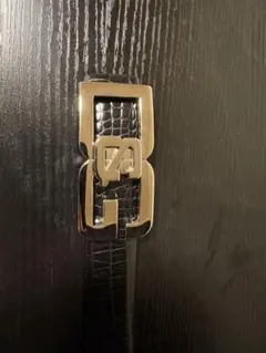 ドルガバ　ベルト　型押しクロコ