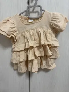 tete a tete フリルチュニック 80 ベージュ