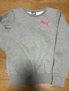 Puma グレー クルーネック トレーナー