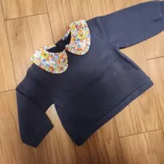 Jacadi 18M ネイビー トレーナー　リバティ