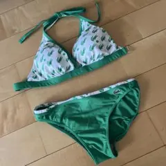 LACOSTE セパレート水着 ビキニ グリーン