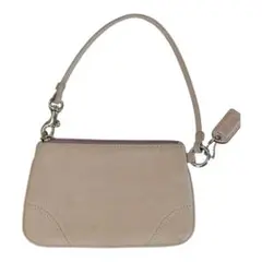 coach ミニポーチ　ベージュピンク