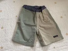 PET MAN 半ズボン グリーン ベージュ　水陸両用パンツ　110