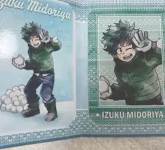 僕のヒーローアカデミア　緑谷出久　イラストシートコレクション　雪合戦
