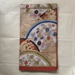 アンティーク　華やかな花柄 袋帯