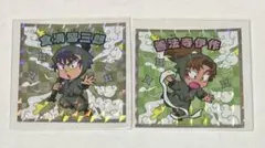 忍たま乱太郎マンチョコ ステッカー 食満留三郎 善法寺伊作