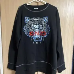 KENZO 虎刺繍 スウェット 黒 - メルカリ