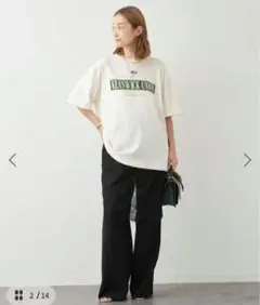 新品　ドゥーズィエムクラスロゴプリント 半袖Tシャツ ホワイトのサムネイル