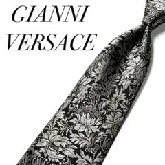 4205✨極美品✨ジャンニヴェルサーチ ネクタイ 植物柄 ボタニカル