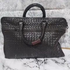 ボッテガベネタ　イントレチャート　ビジネスバッグ　ブリーフケース　A4可ブラウン