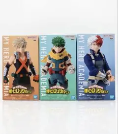僕のヒーローアカデミア フィギュア 緑谷出久 爆豪勝己 轟焦凍 3体セット