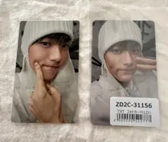 ②TXTトゥバ　誓い　ソロジャケット盤　ラキドロ　ユニバ　トレカ　スビン