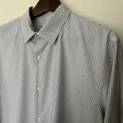ZARA ストライプシャツ スリムフィット 長袖 メンズ L