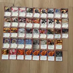 バトルスピリッツ　赤　43枚　バトスピ　デッキ　カードゲーム　R含む　M含む