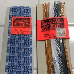 未開封 ひも 柄 リボン アメリカンヴィンテージ