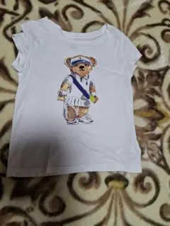 【Polo】Ralph Lauren。110㎝。 テニス クマ Tシャツ