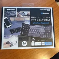 値下げ　Owltech ワイヤレスキーボード OWL-BTK8401-BKSGのサムネイル