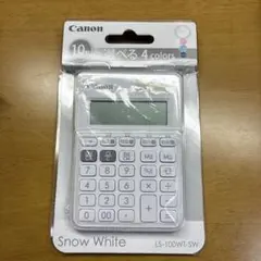 新品・未使用 Canon LS-100WT-SW 電卓のサムネイル