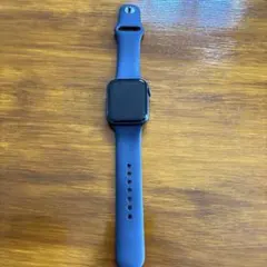純正　Apple Watch 44mm 本体 黒 シリコンバンド　充電器