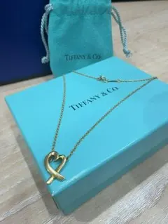 【美品】Tiffany&Co.　パロマ・ピカソ　ラビングハートネックレス