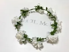 花冠　白ホワイト　未使用品