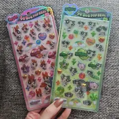 うるちゅるポップシール パワーパフガールズ 正規品