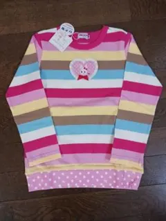 新品未使用ミキハウスmikihouseうさこ日本製長袖Tシャツ110