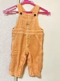 BREEZE オレンジ オーバーオール 80サイズ