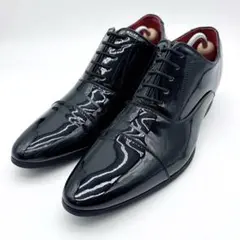 極美品✨cloud9 シークレットシューズ 7cmUP エナメル 黒 27cmのサムネイル