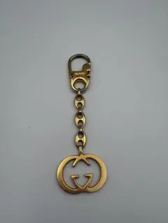GUCCI ゴールド ダブルGロゴ キーホルダー - メルカリ