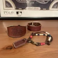 Ralph Lauren レザー ブレスレット 3つセット