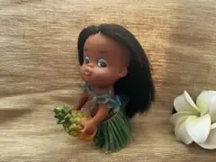 ヴィンテージ フラガール ソフビ 人形 19cm ハワイアンセンター 昭和 