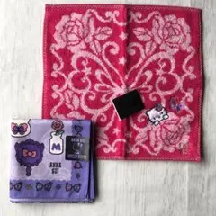 キティ アナスイ コラボ ハンカチ タオルハンカチ 2枚セット