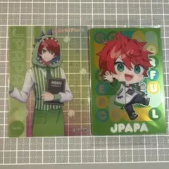 カラフルピーチ　ダイナー　ウエハース2 カード2枚セット　じゃぱぱさん