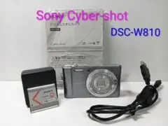 ソニーSONY Cyber-shot DSC-W810 シルバー【動作良好】のサムネイル