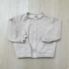 petit main ハート刺繍zip羽織り ジャケット 100cm