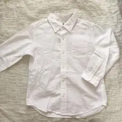 110cm ユニクロ 白シャツ フォーマル 冠婚葬祭 入園 卒園