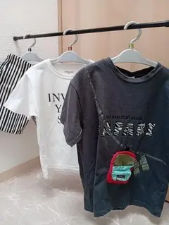 【GLOBAL WORK、BREEZE】 Tシャツ2枚＆ハーフパンツセット
