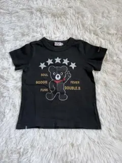 ☘️DOUBLE.B /ミキハウス ☘️ブラック Tシャツ 100cm