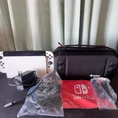 【本体美品】 Switch 有機ELモデル 本体 ホワイト+ケース 即発送