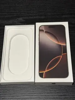 【空箱】iPhone16Pro MAX デザートチタニウム　1TB