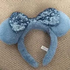 ディズニー ミッキー耳カチューシャ 青色