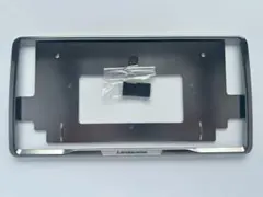三菱純正ミツビシ ナンバーフレーム2枚セットチタン調 